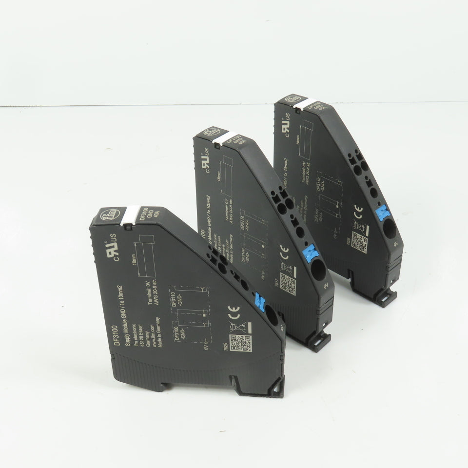IFM DF3100 Feeding Module For Ground Potential 40A Lot Of 3