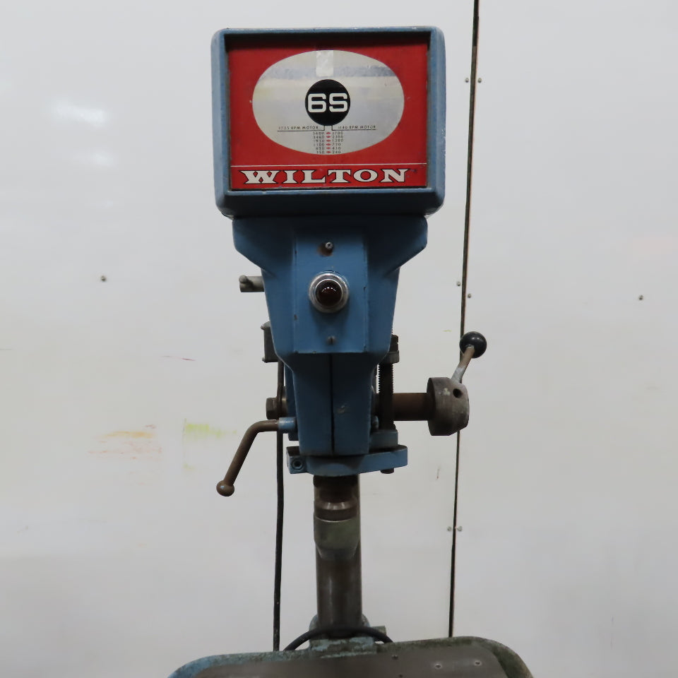 Wilton 6S 1HP 15" Floor Model Reversing Drill Press 230/460V Variable Speed
