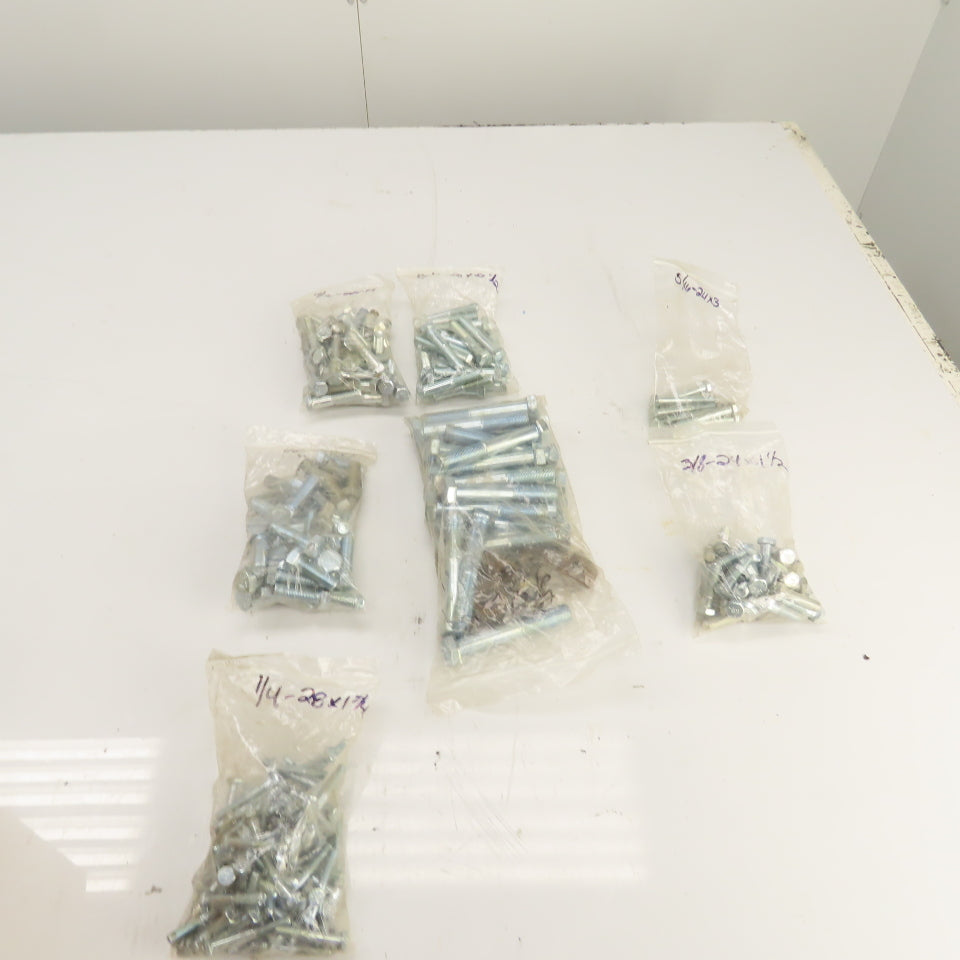 Large Lot Of Misc. Sizes & Lengths Bolts Grade 5 7/16", 5/8", 3/8" 26 Lbs.