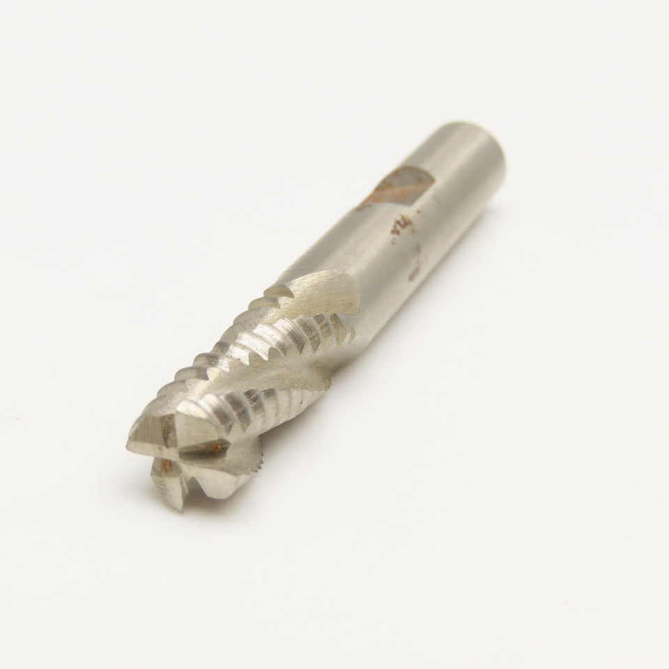3/8" HSS-AL 4 Flute Roughing End Mill Cutter 2-1/2"OAL