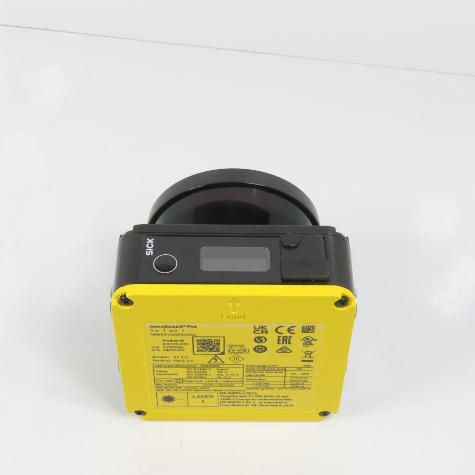 Sick NANS3-CAAZ30AN1 nanoScan3 Pro Safety Laser Scanner 3m 24VDC 1100334 (Clean)