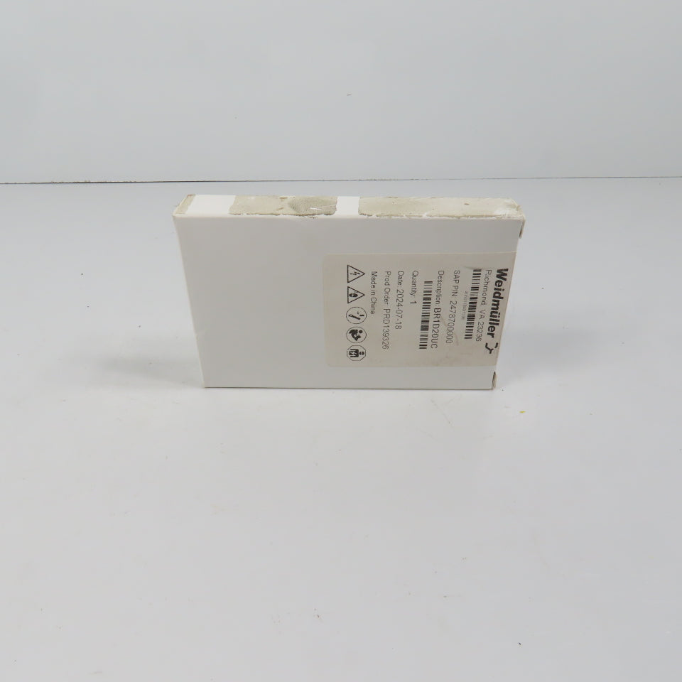 Weidmuller 2478700000 MCB 489 1P D 20A ACDC 20A Single Pole Circuit Breaker NEW