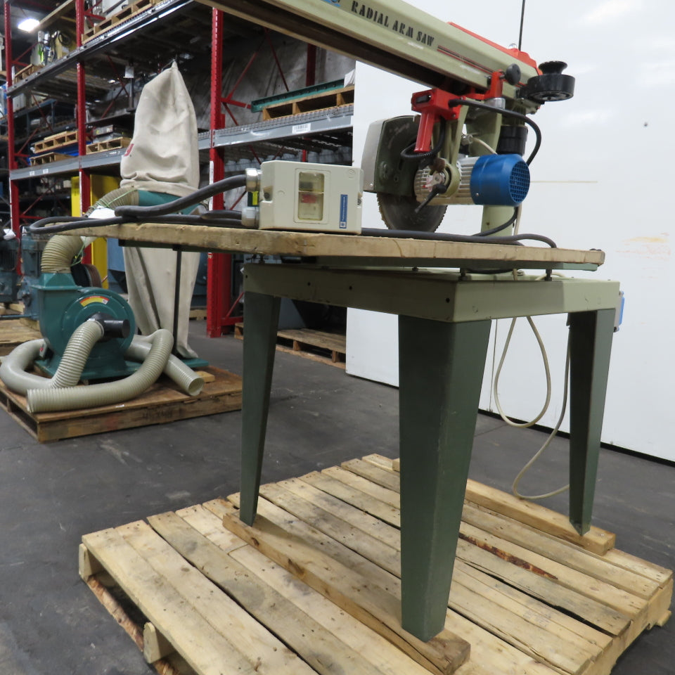 Omga RN 700 FM 14" Radial Arm Saw 3.7KW 9A 230V 3Ph 35"x 35.5" Table