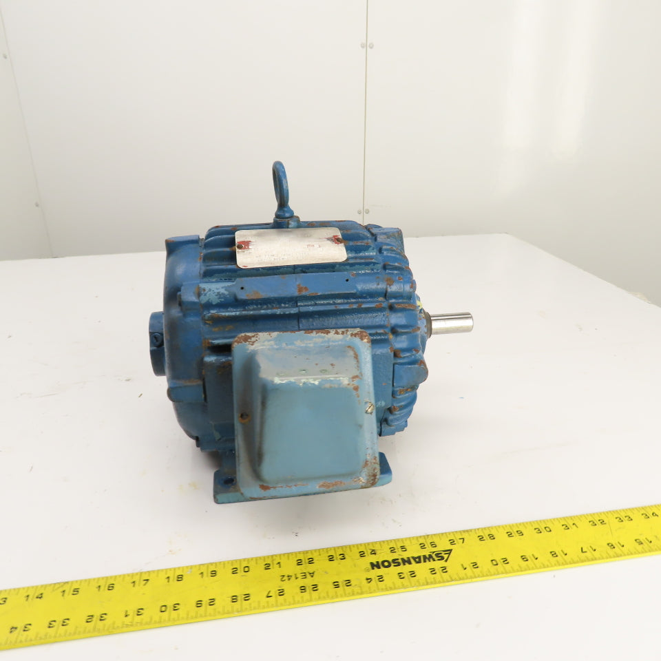 Delco 1G1454 1HP AC Electric Motor 460V 3PH 1155RPM 1.8A 184 Frame Tested