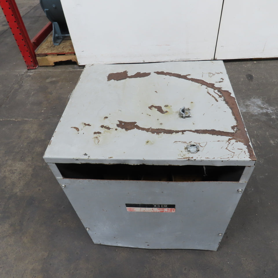Rex DC40H1S1/K4 40KVA Transformer 460V Pri 230Y/133V Sec 3Ph Tested