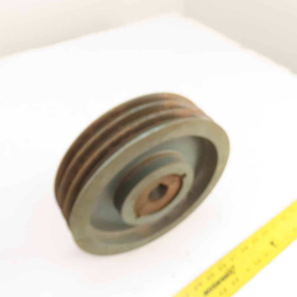 Quincy 9.75" OD 3-Groove Air Compressor Pulley Sheave 1-3/8"Bore
