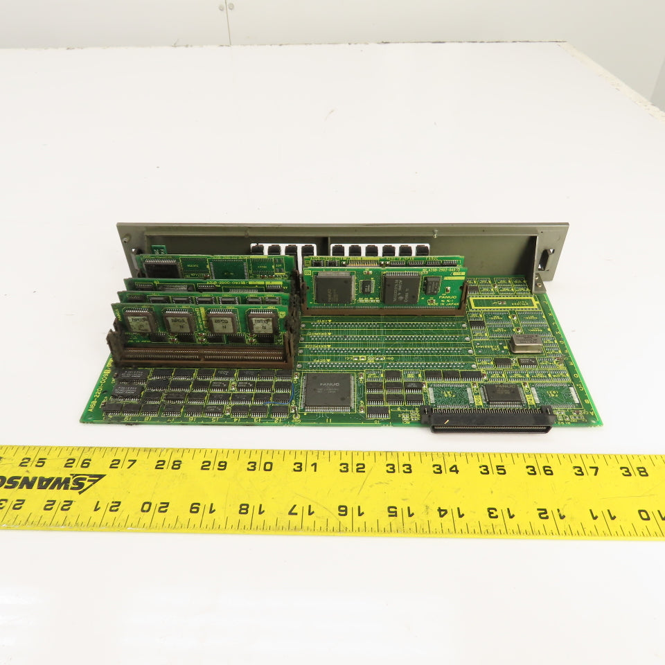 Fanuc A16B-2201-0091 OPT2C Board Module W/ 6 Modules