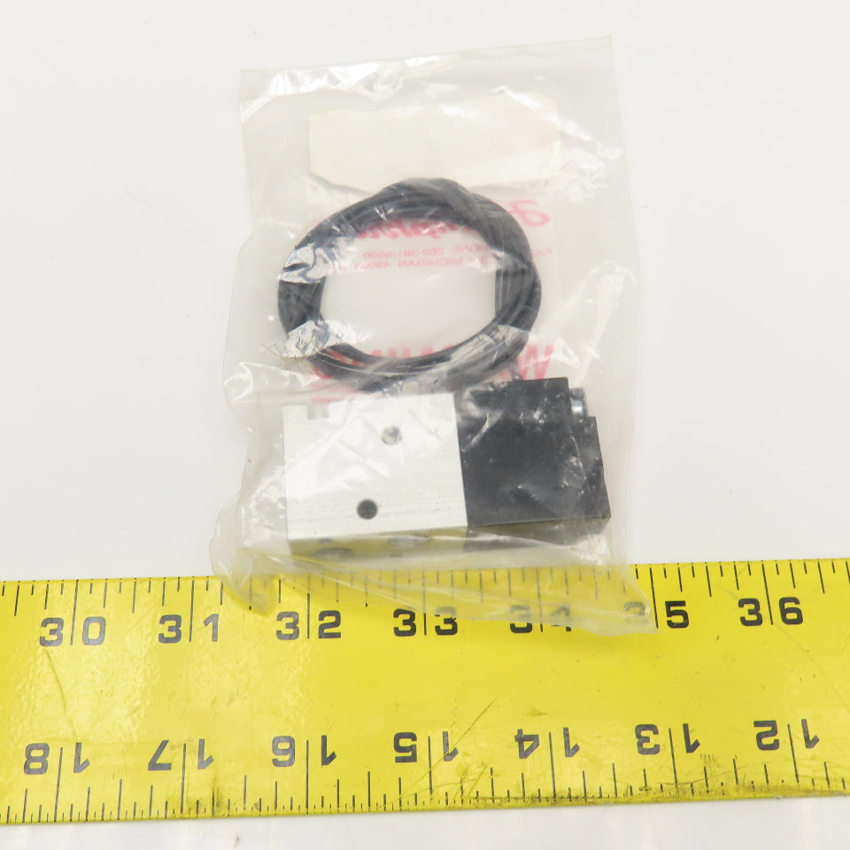 Humphrey 410 Castle P49410 4 Way Poppet Solenoid Valve 24VDC Coil 1/8" NPSF
