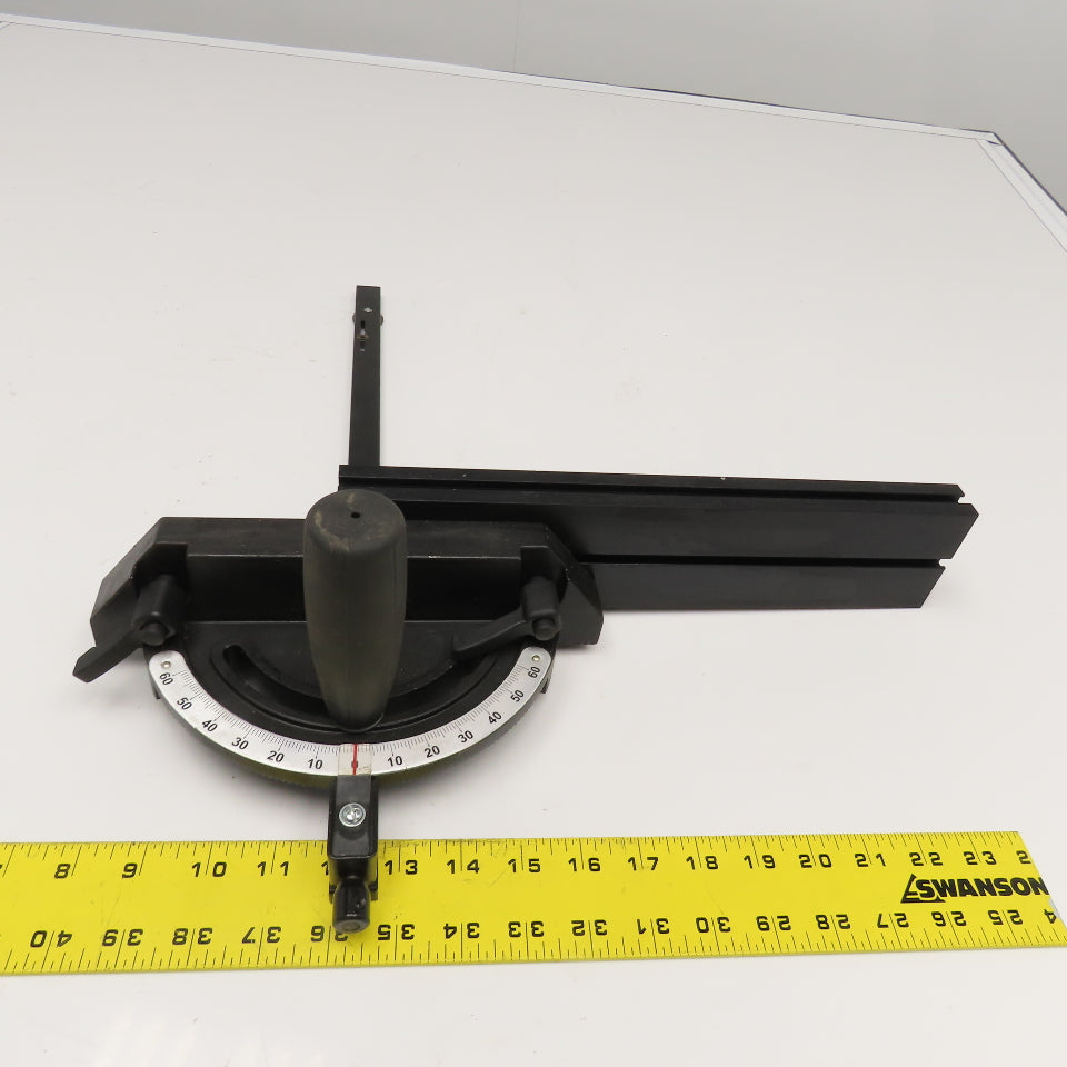 0-60° Gauge Miter Table Saw Feed Pusher Guide 3/4" x 3/8" Track