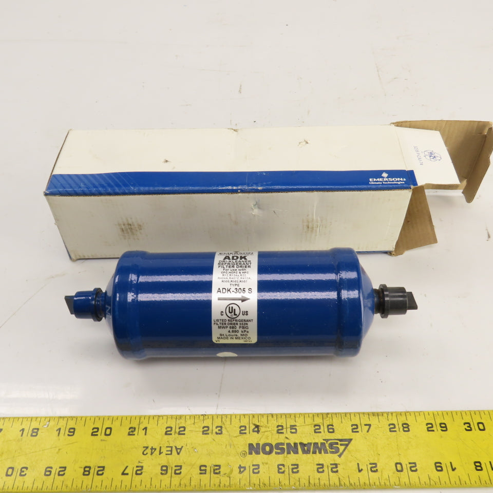 Emerson ADK305S Liquid Line Filter Drier 5/8" ODF Solder 680PSIG
