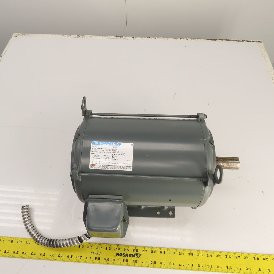 Marathon 4VH215TTDW7026AB 10HP AC Electric Motor 1750RPM 230/460V 3PH 215T Fr.