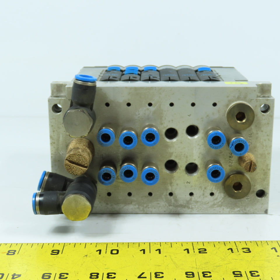 Festo CPV14-GE-FB-6 CPV-14-VI Solenoid Valve Bank 161360-362 & 162550
