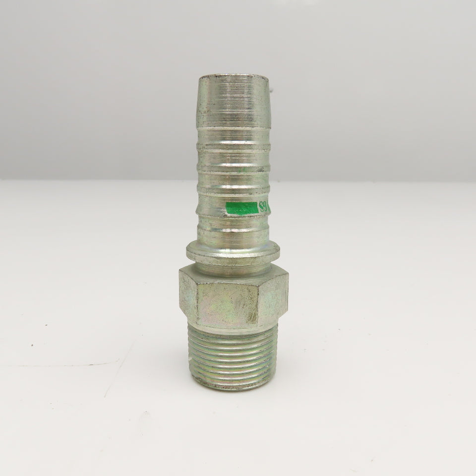 Gates 16GS-16MP 1" (-16) ID Hose Barb 1" NPT Male Straight Hydraulic Fitting
