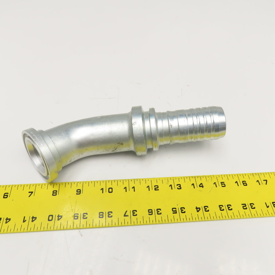 Gates G22306-2424 1-1/2" (-24) Hose ID x 2" O-Ring Flange 45° Elbow