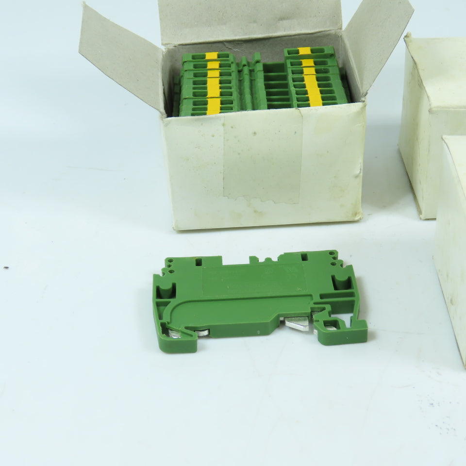 C3Controls WTB2S-W2G IEC Ground DIN Rail Terminal Block 5mm Width Lot Of 50