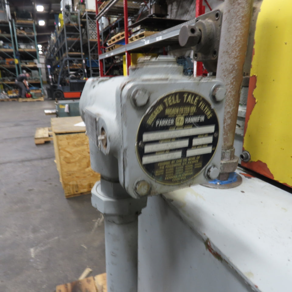 Racine 125 Gallon Hydraulic Power Unit 15HP 460V W/ Racine PVR PSSF 40ER Pump