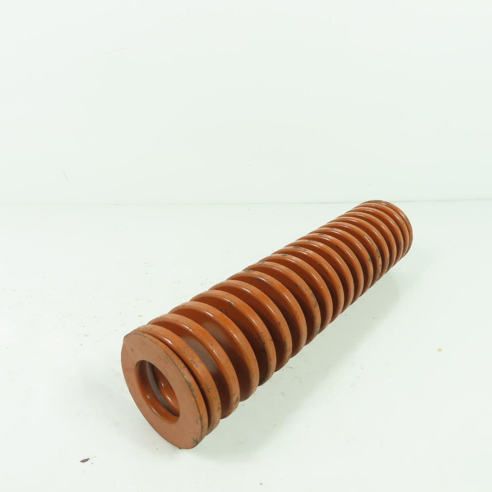 1-15/16" OD x 1" ID Flat Wire Compression Orange Die Spring 8" OAL