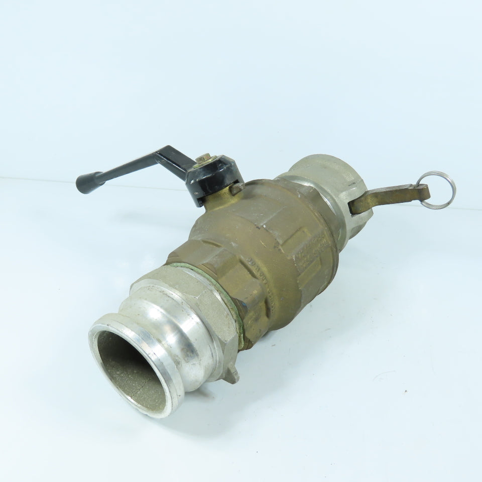 Conbraco Brass Ball Valve 3" DN80 W/ Camlock Fittings