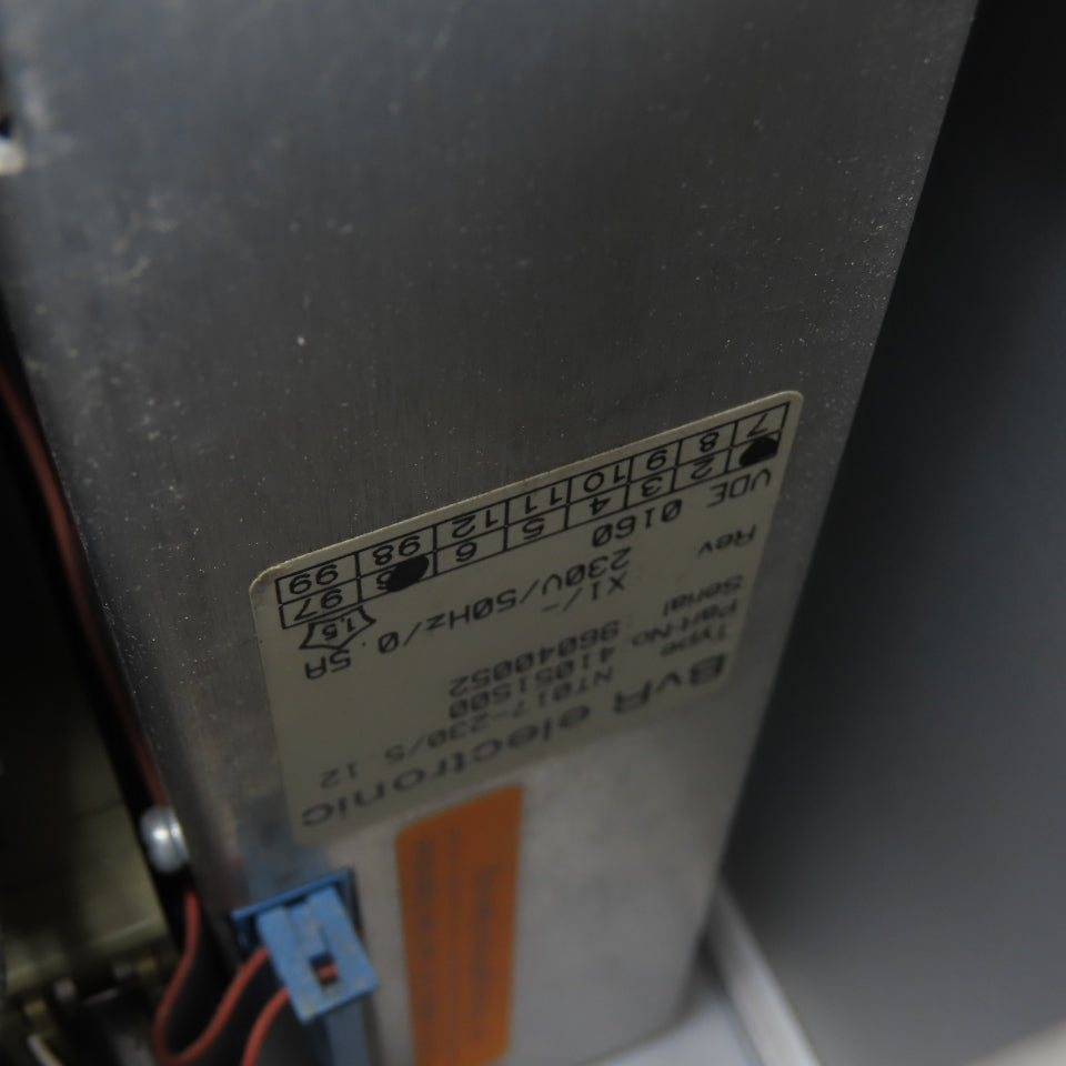 Schleicher PDPS 20 PLC Rack Chassis W/ Cards