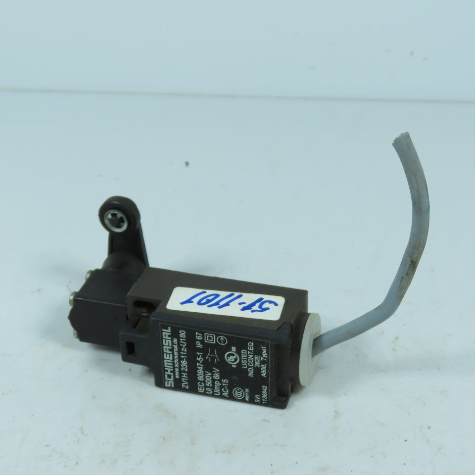Schmersal ZV1H 236-11z-U180 Roller Arm Limit Switch IP67 500V AC-15