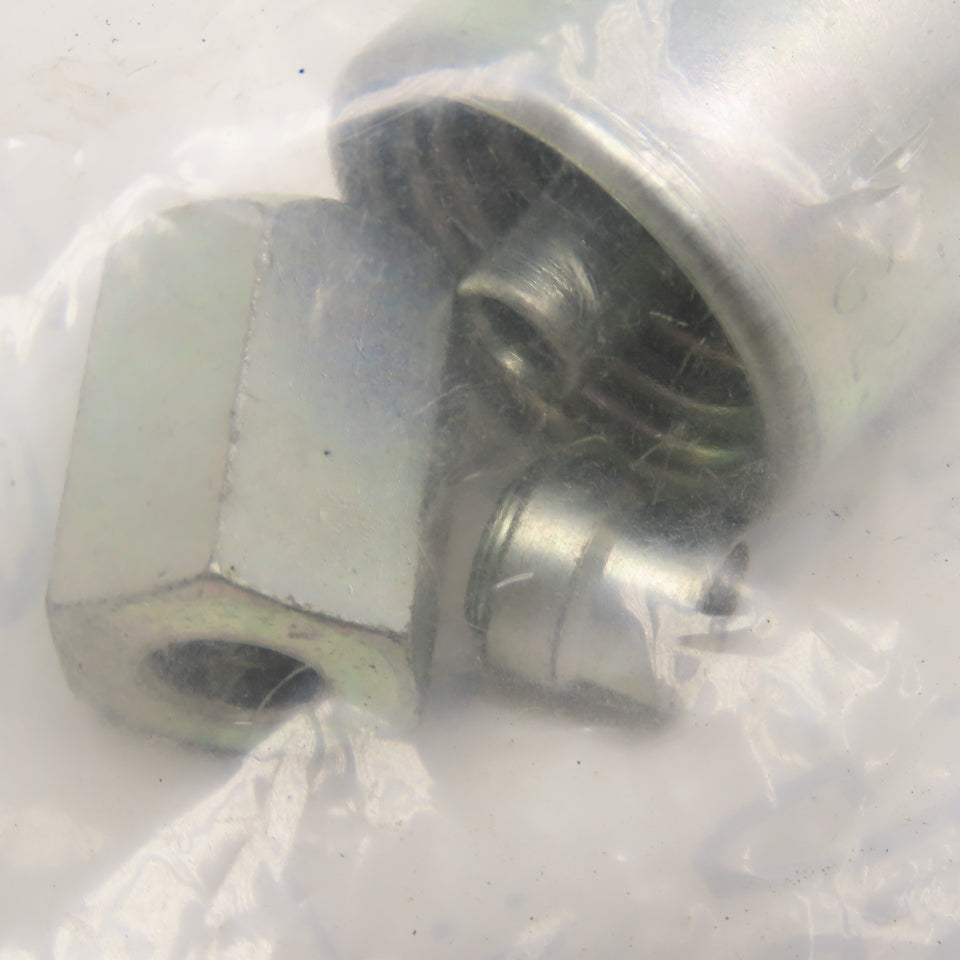 Gates 4G-4MFA 1/4" (-4) ID Mega Crimp Hose 1/4" Flareless Male Straight Fitting