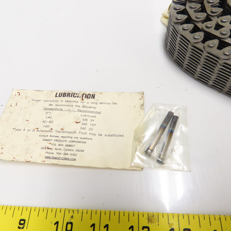 Ramsey Products STCL40-1/2P x 40MMW Conveyor Chain 10' Long 1/2" Pitch