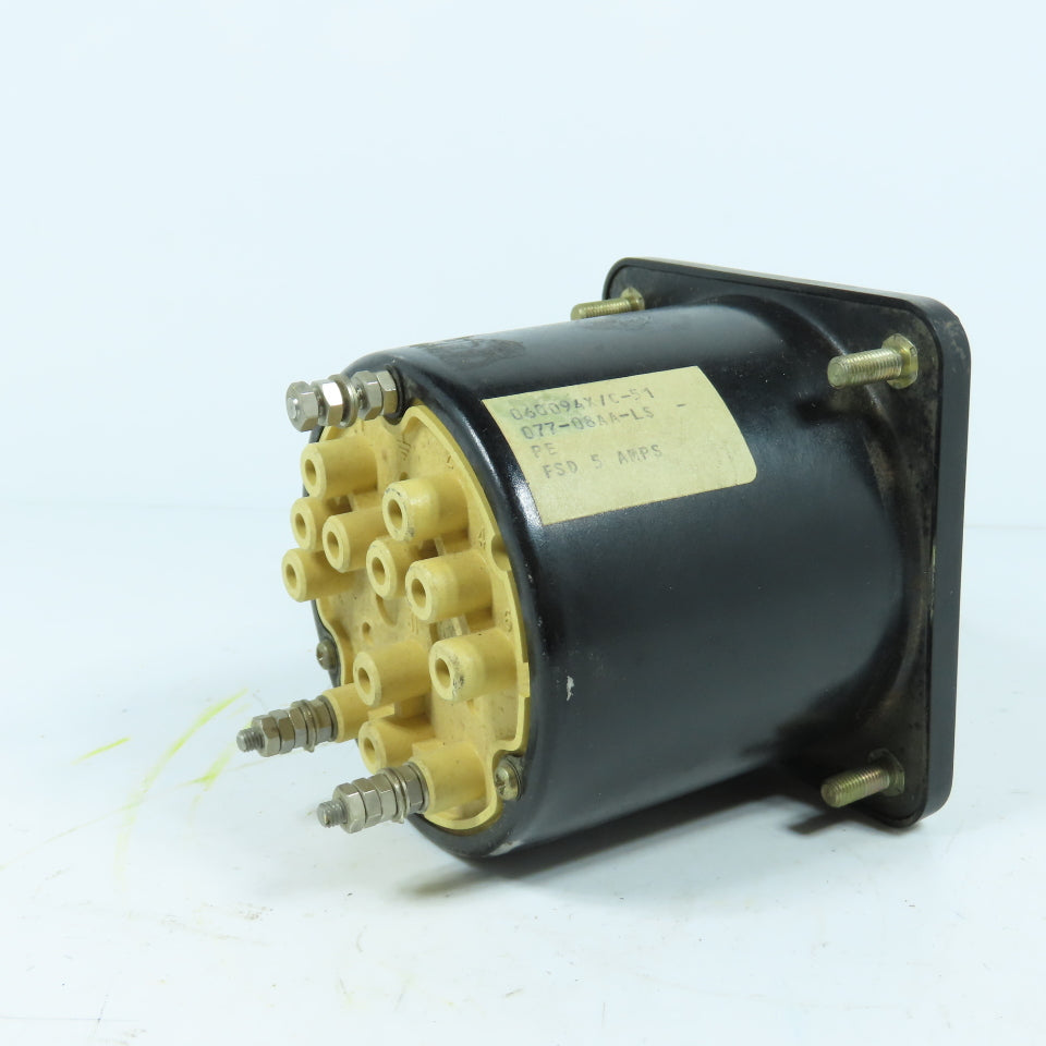 Crompton 060094X/C-51 077-08AA-LS Panel Meter 0-300A AC Ampmeter F3D 5 Amps