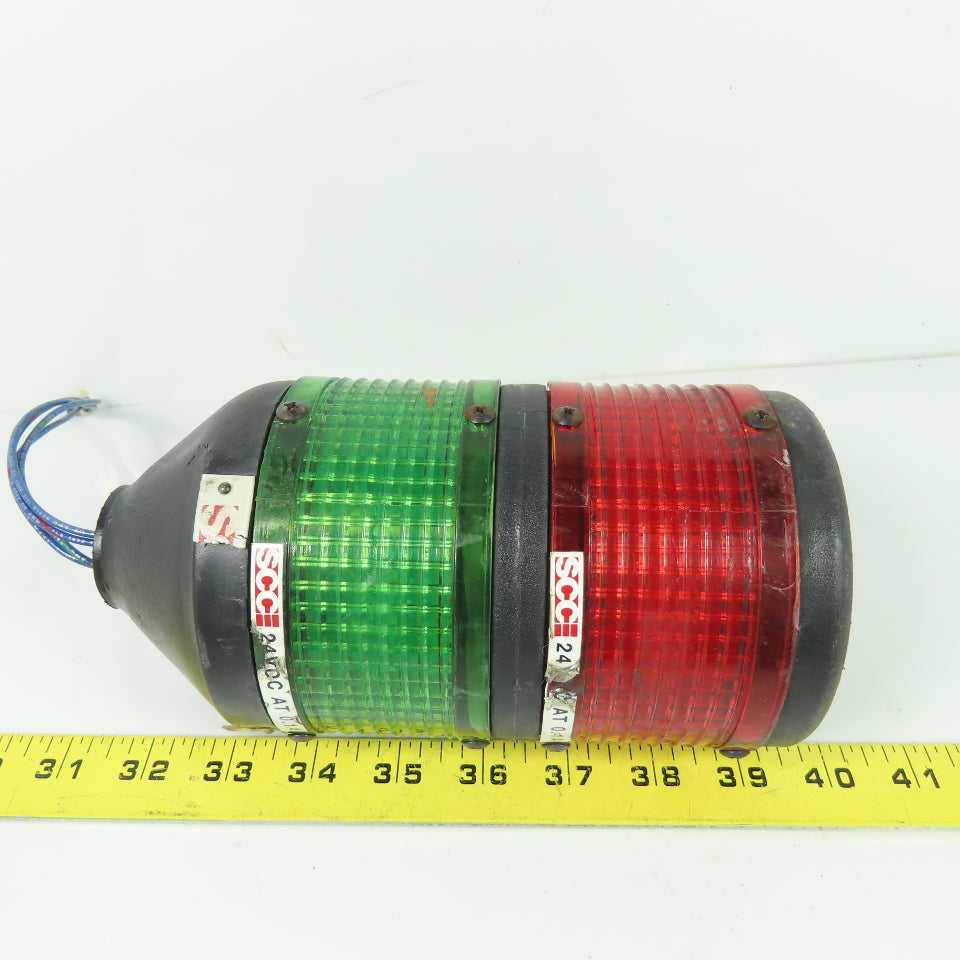 SCC LED Light Stack 24VDC 0.1A Red Green