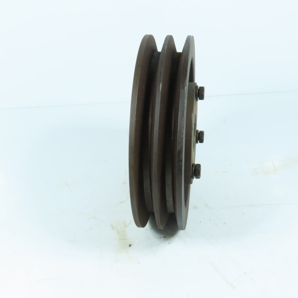 2A6.6 B7.0-SK 2 Groove 7" Pitch A,B, BX V-Belt Pulley Sheave 1-9/16" QD