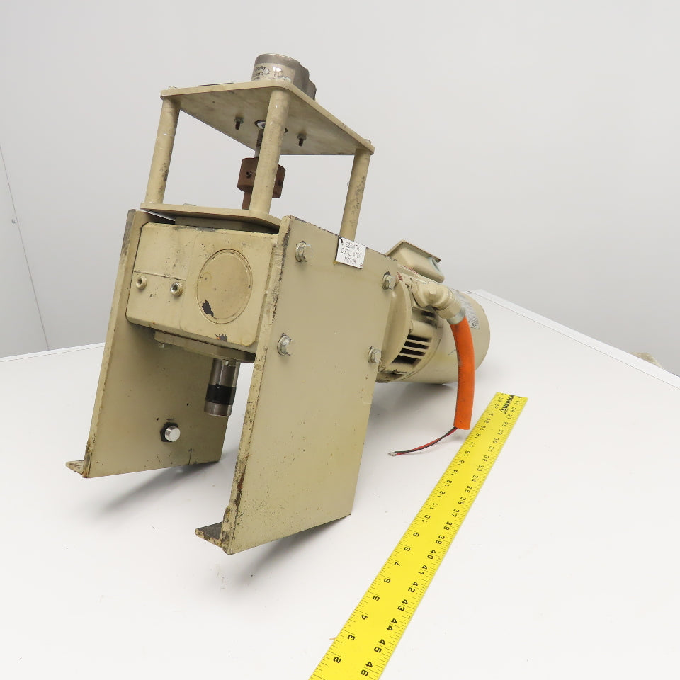 Dayton 4RP42 60:1 Ratio Right Angle Gear Brake Motor 1Hp 230/460V 29RPM Output
