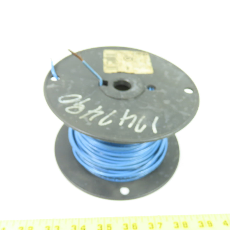 14AWG THHN/THWN/MTW Blue Strand Copper Wire 600V 123'