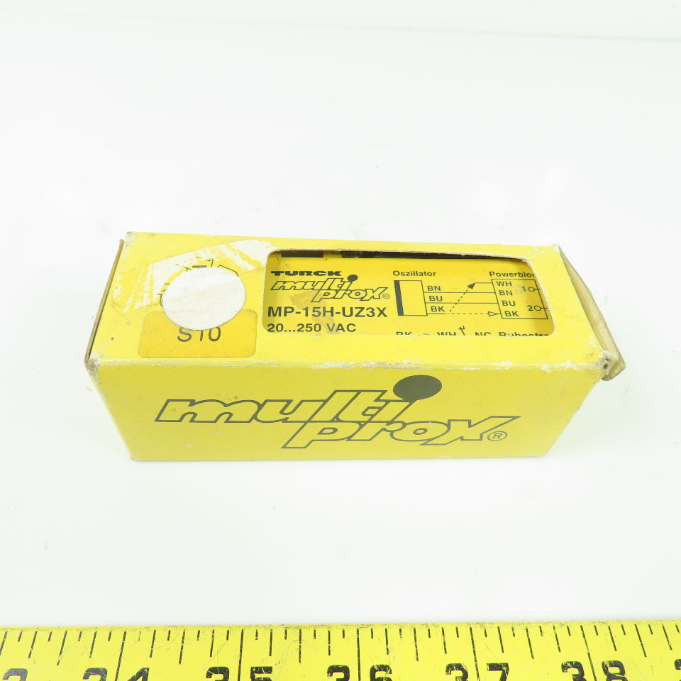Turck MP-15H-UZ3X Multi-Prox Proximity Switch Sensor 20-250VAC 5-500mA