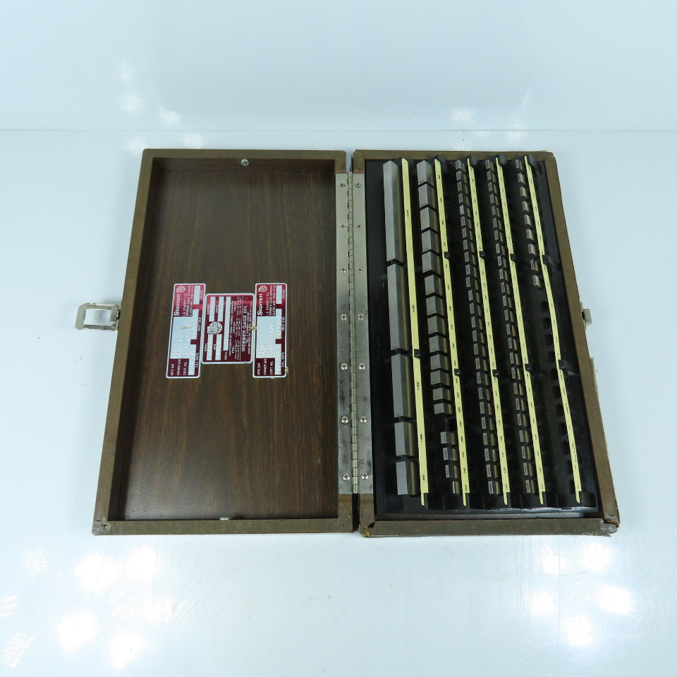 Starrett RS81A1 Grade 2 Precision Gage Block Set .050" To 4" (Missing 12)