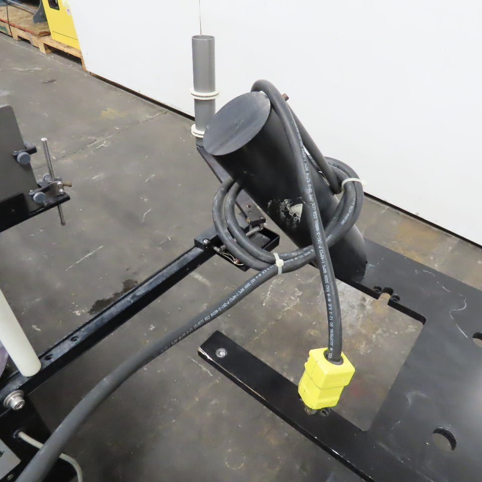 Diagraph 110LH 4-1/2" Wide x 8' Label Applicator Conveyor 115V 1Ph Missing Parts