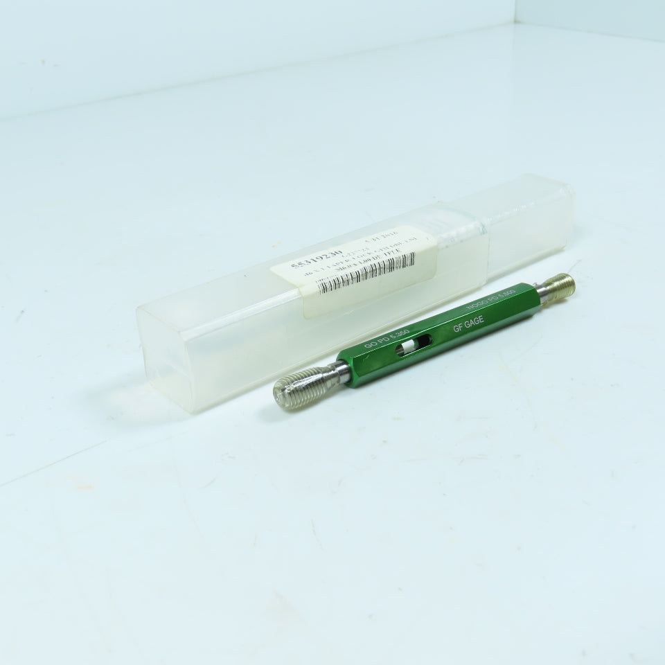 GF Gage 55319230 Taper Lock Thread Plug Gage GO NOGO M6 x 1.0-6H