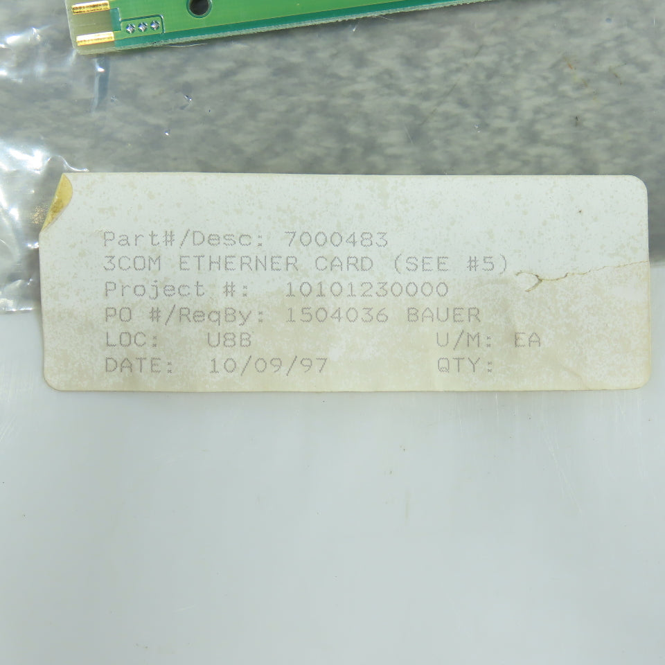 3Com 03-0021-004 3C509B-C EtherLink III ISA Network Interface Card