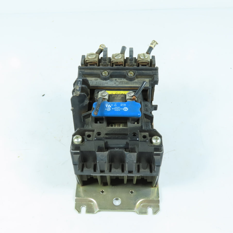 Allen-Bradley 500-BOH930 Size 1 Motor Starter 200-208V Coil 10HP