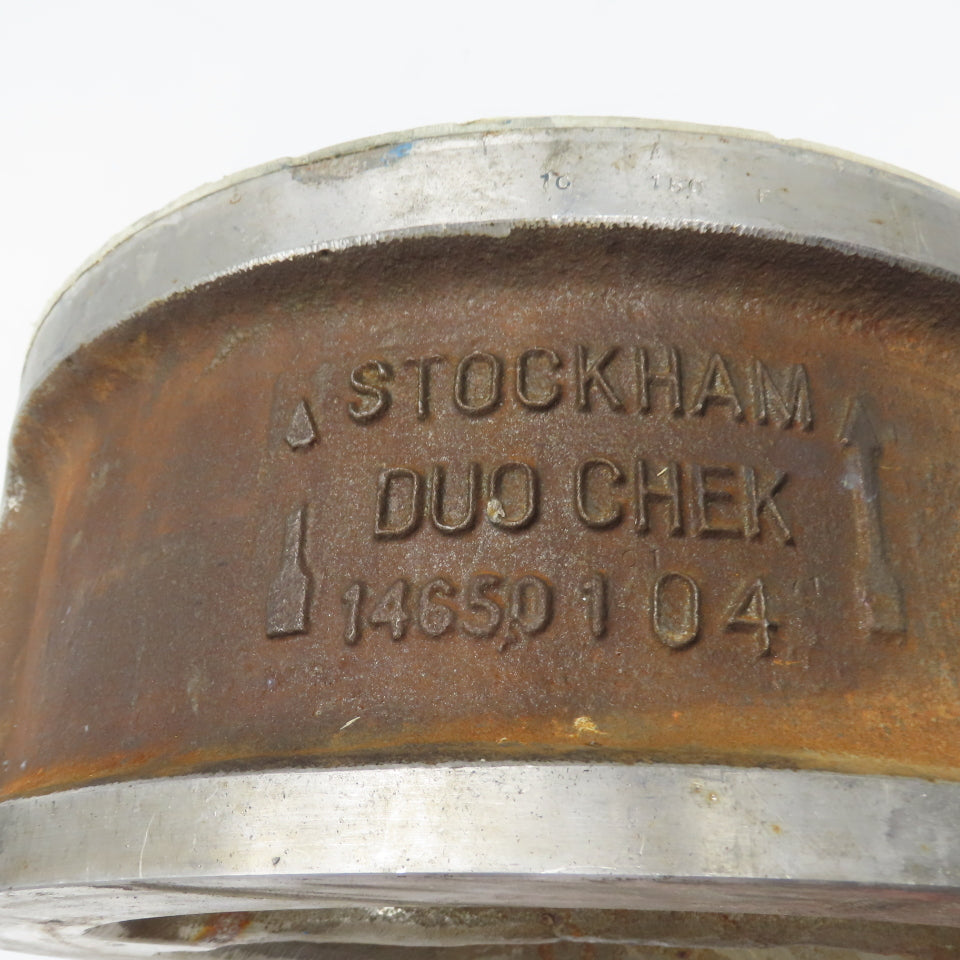 Stockham Duo-Chek II J146SD-1-04 10 Inch Wafer Non-Slam Check Valve 275PSI