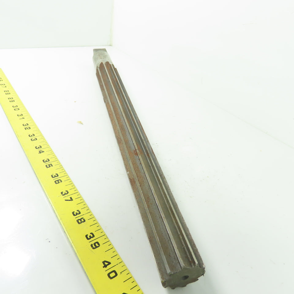 MR & Tool 1.54" -1.25" Hand Reamer Straight 10-Flute 14" Flutes 18-5/16" OAL