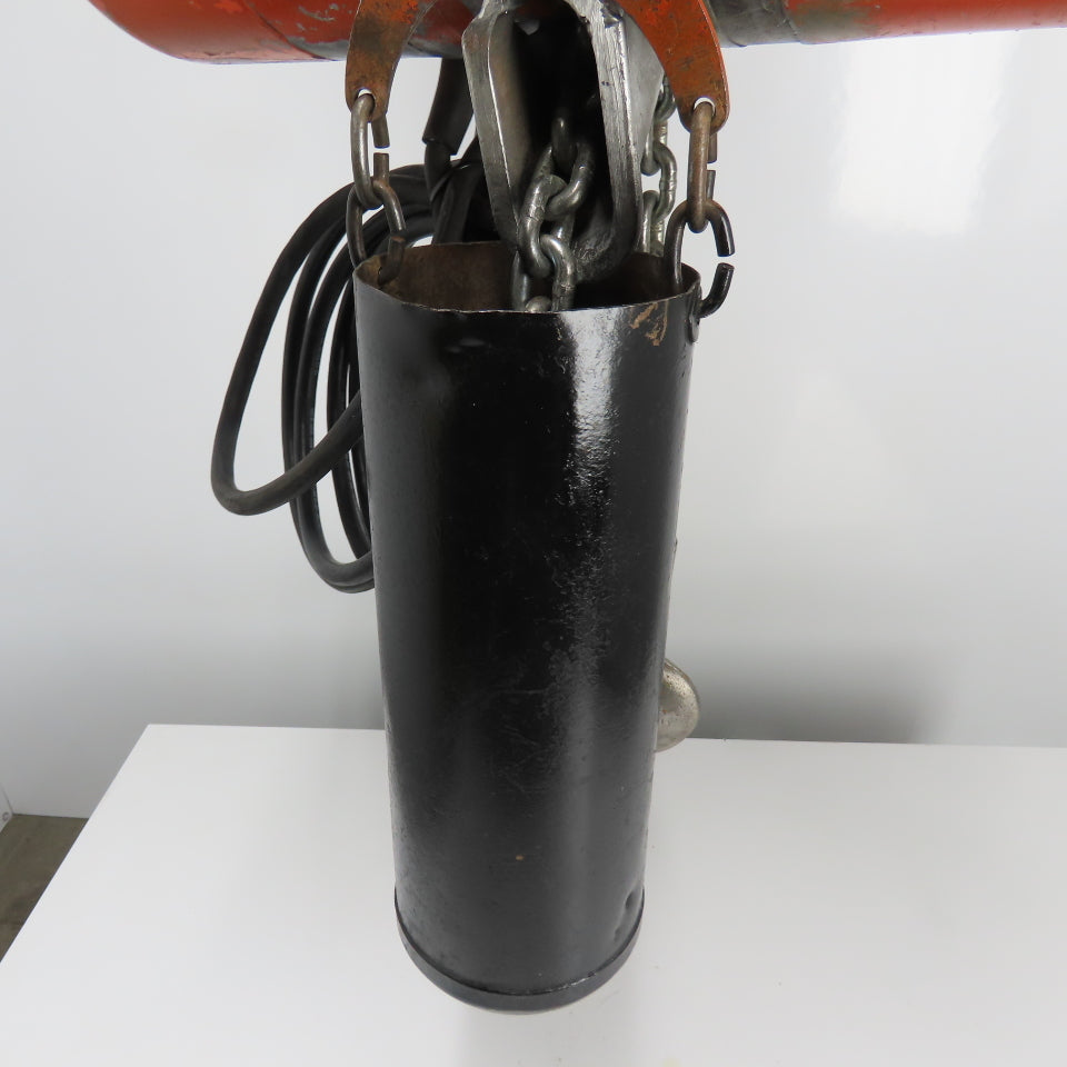 CM Lodestar Model L 1Ton 2000LB Electric Chain Hoist 20' Lift 16FPM 3Ph 230/460V