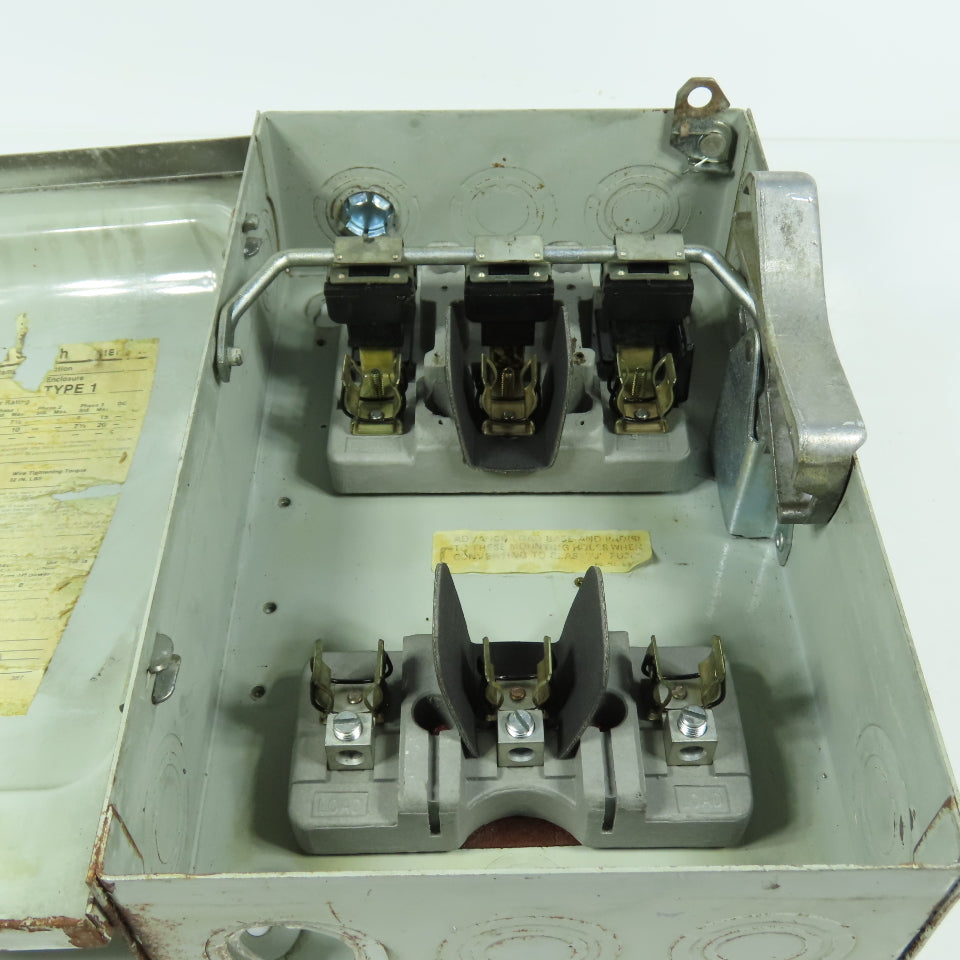 ITE F351 30A, 3-Pole Fusible Safety Disconnect Switch 600V