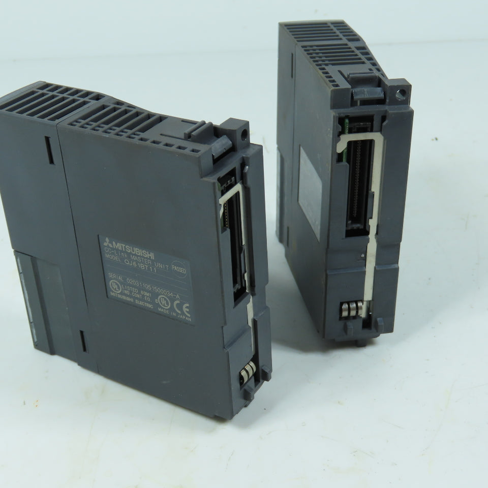 Mitsubishi QJ61BT11 CC-Link MELSEC-Q Master Unit Lot Of 2