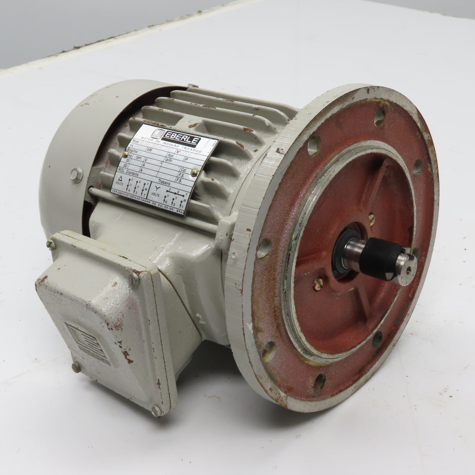 Eberle B 80 B2-E2160 2CV 1.5kW Electric Motor 460V/796V 3420RPM Tested