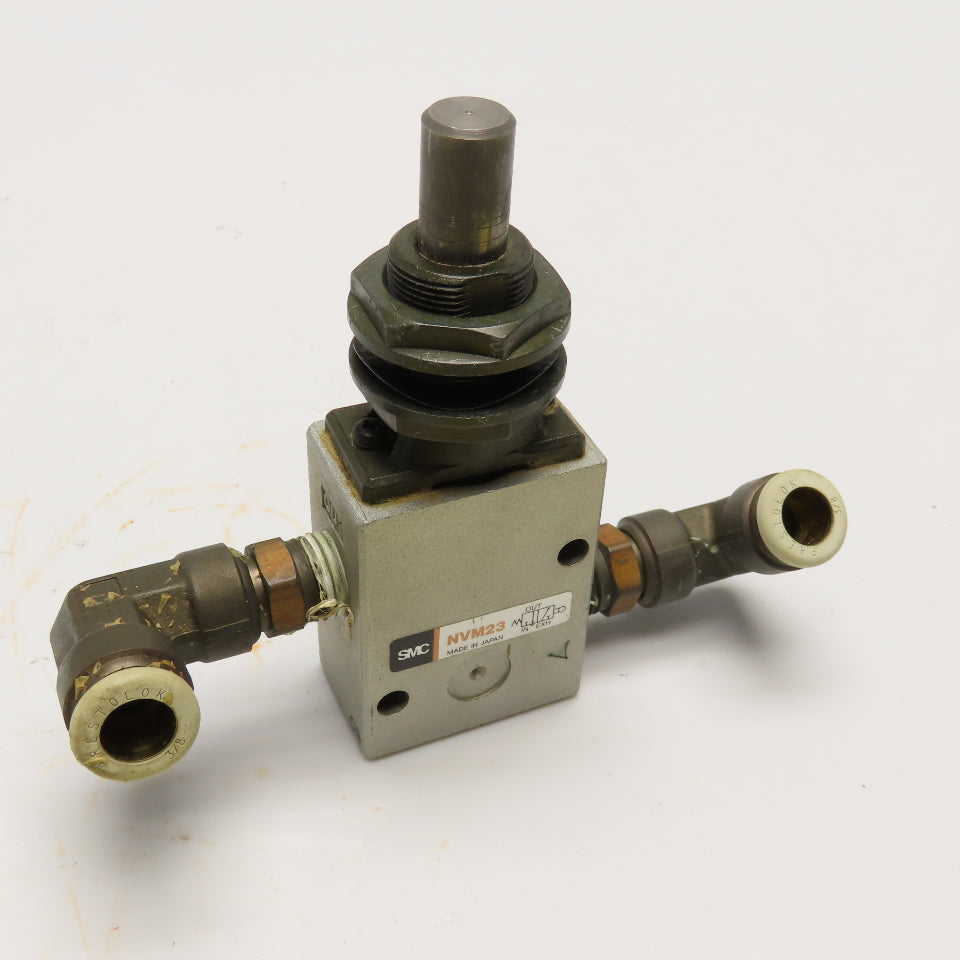 SMC NVM23 2 Way Pneumatic Hand Valve 1/4" NPT