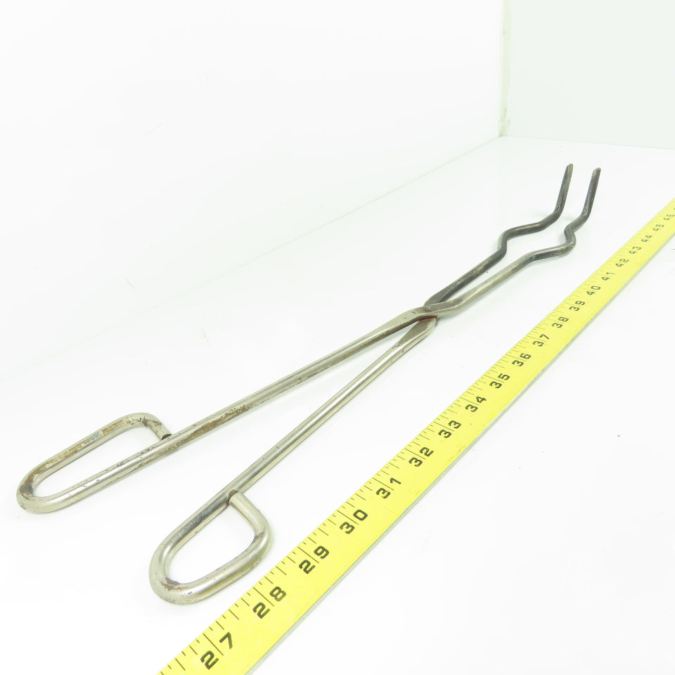 Stainless Steel Flask Tongs 20" OAL