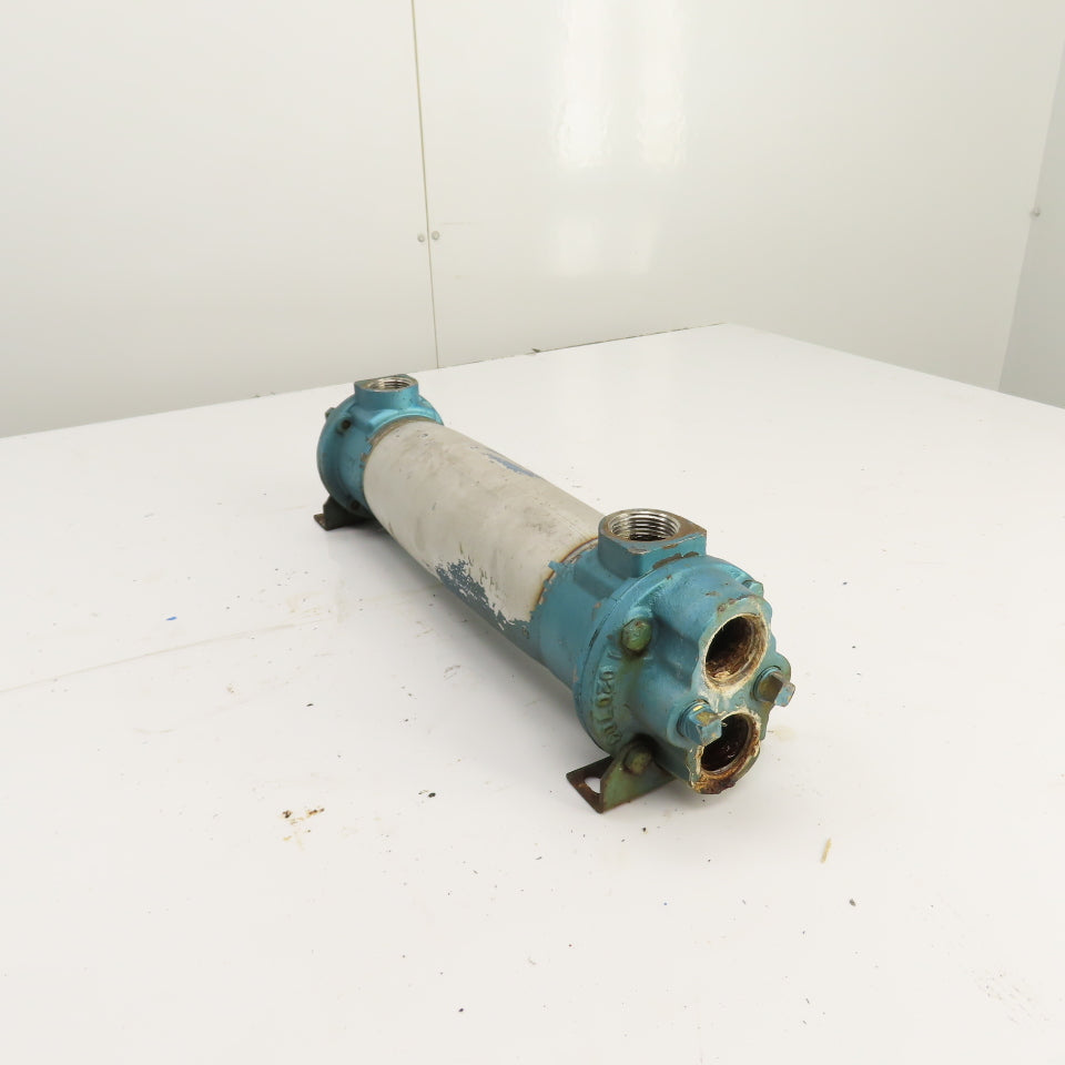 ITT Stainless Shell & Tube Heat Exchanger 1" NPT Ports CF8M