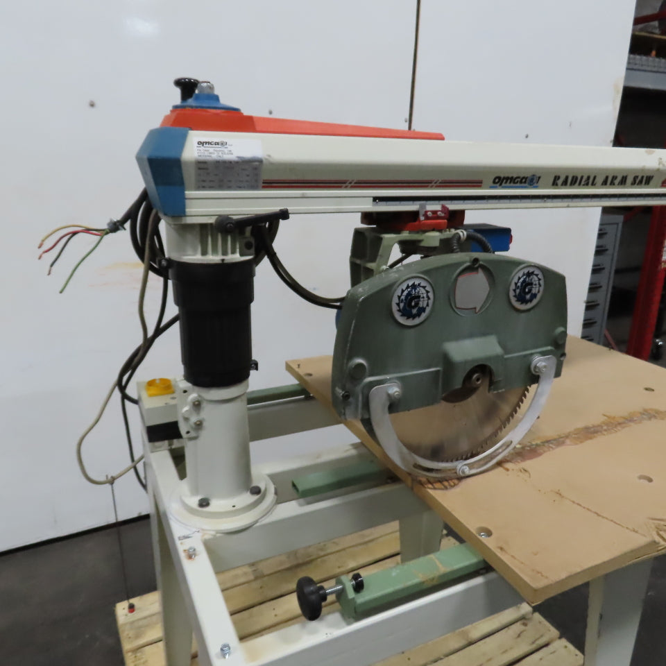 Omga RN 700 FM "US" 14" Radial Arm Saw 36-5/8" Rip 3.7kW 230/460V 3PH Tested