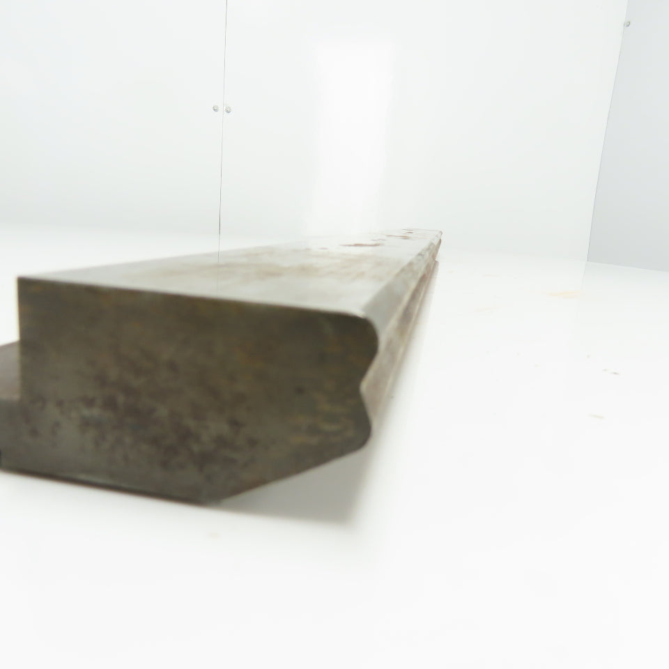 32-7/8" V-Forming Press Brake Angle Die Block 3-9/16" Tall 130° .100" Radius