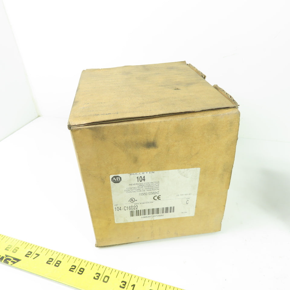Allen Bradley 100-C16D22 100-C16*10 Reversing Contactor 110/120V Coil Ser B New