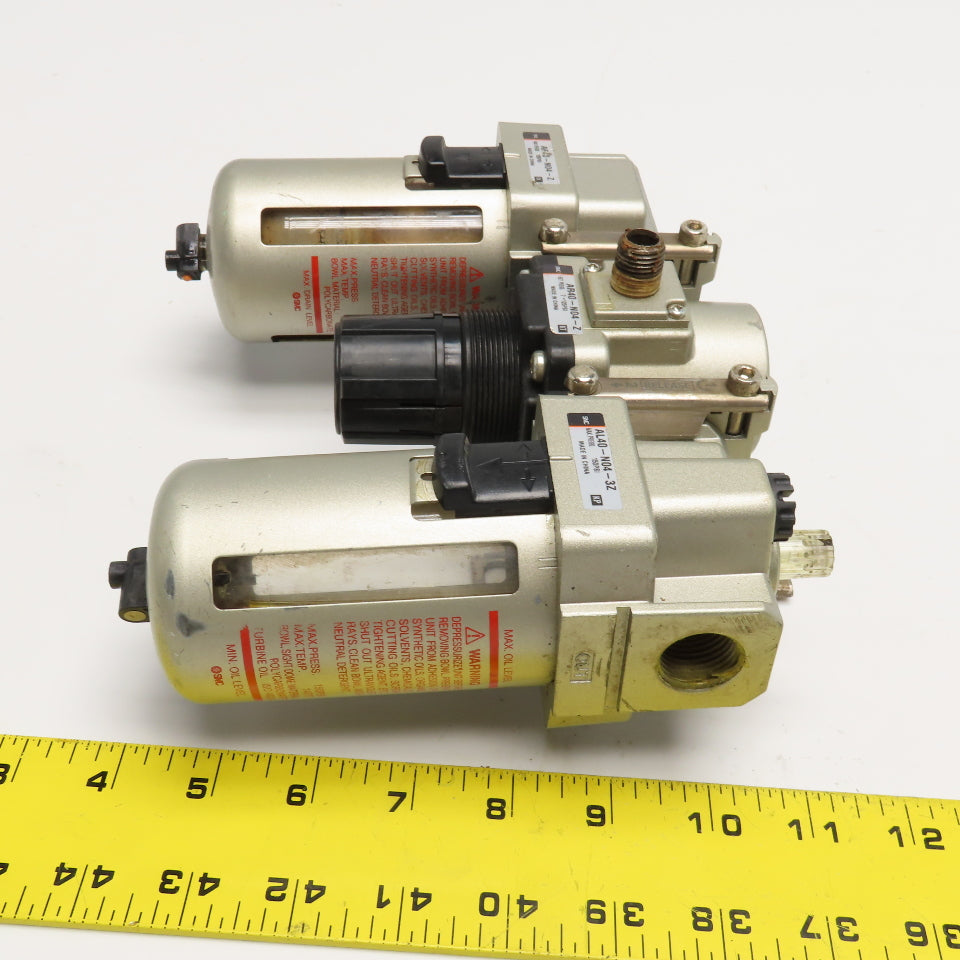 SMC AF40-N04-Z 1/2" NPT Compressed Air Filter Regulator Lubricator